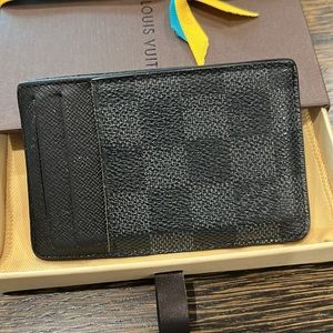 Louis Vuitton Men Neo Damer Graphite Card Case